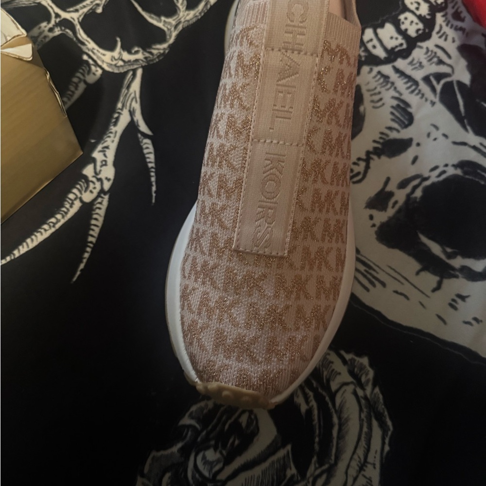Michael Kors Women's Blush Slip-On Sneakers - Picture 6 of 8